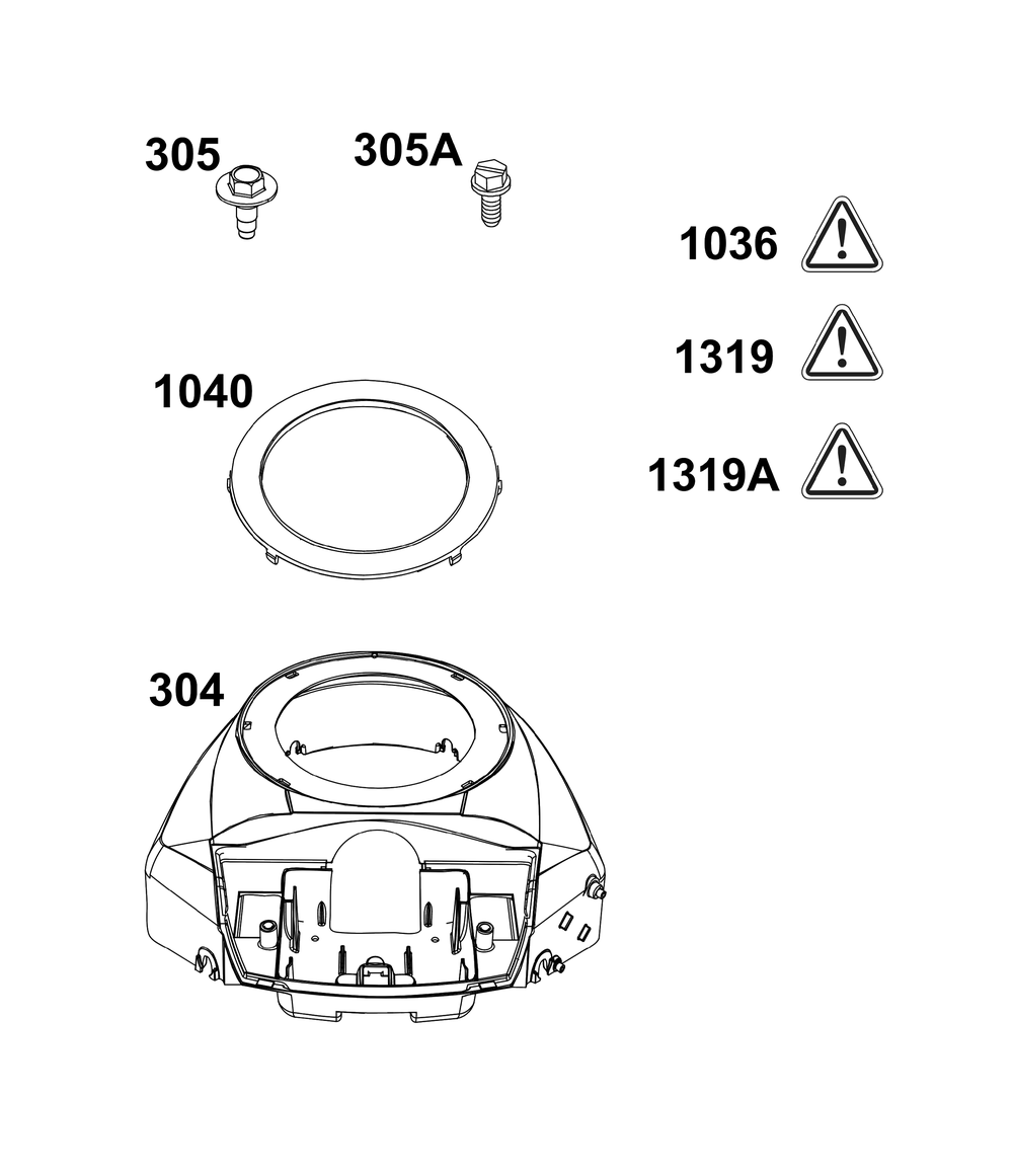 Blower Housing Group Diagram and Parts List for 40U777-0003-B5 400000 - 699999 Briggs and Stratton Engine